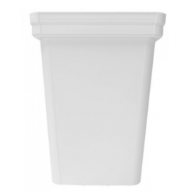 Maceta Anti-Estres Nb Cuadrada Blanca Todos los Tamaños